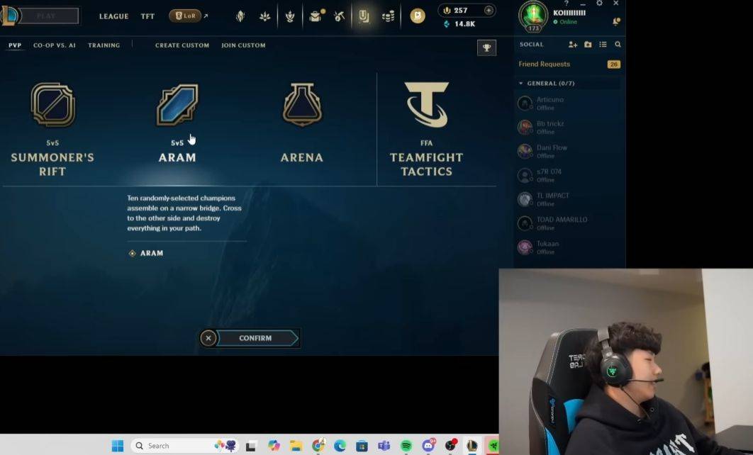 LOL冠军选手认为大乱斗比(bǐ)单排更(gèng)有价值